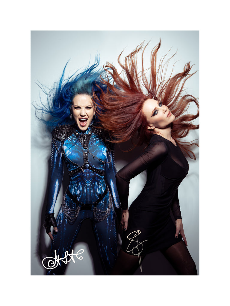 Simone Simons & Alissa White-Gluz - 'Initium III' print LARGE - ARTIST PROOF